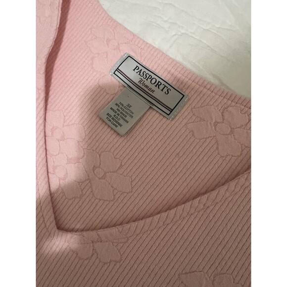 Passport Dresses & Skirts - Passports Woman 3x Sleeveless Tunic Dress Pink Flowers